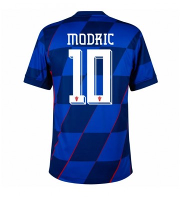 Kroatien Luka Modric #10 Replika Udebanetrøje EM 2024 Kortærmet